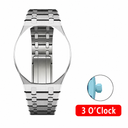 Stainless Steel Watch Conversion Kit with Silicone Strap for Swatch x AP Royal POP Pocket Watch Modification
