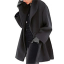 Lange winterjas voor Dames | Warm met Knopen