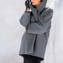 Lange winterjas voor Dames | Warm met Knopen