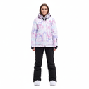 Ski jas dames | Winddicht sneeuwpak met broek