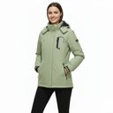 Ski jas dames | Waterafstotende winterjas met capuchon