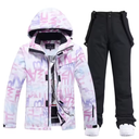 Ski jas dames | Winddicht sneeuwpak met broek