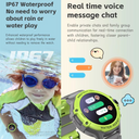 Slimme horloge voor kinderen - KidTrack - GPS-locatiebepaling - SOS-videogesprek