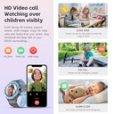 Slimme horloge voor kinderen - KidTrack - GPS-locatiebepaling - SOS-videogesprek