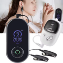 Smart Sleep Aid Device with Ear Clip, USB Rechargeable and Adjustable Settings