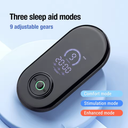 Smart Sleep Aid Device with Ear Clip, USB Rechargeable and Adjustable Settings