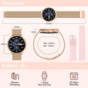 Smartwatch voor Vrouwen - ElaraTech - Multifunctionele Functies - Elegante Uiterlijk