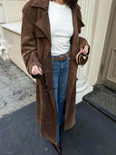 Suède trenchcoat voor Dames | Stijlvol Design