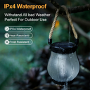 Solar Flame LED Tuinlamp voor Buiten, Terras, Pad & Tuindecoratie