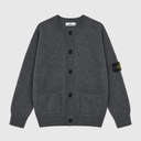 Stone Island Knitted Mottled Lambswool Cardigan