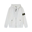 Stone Island Hoodie Regular Fit met Volledige Ritssluiting