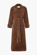 Suède trenchcoat voor Dames | Stijlvol Design