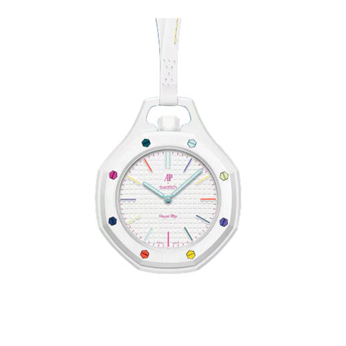Swatch x Audemars Piguet Bioceramic Royal Pop Huit Blanc