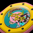 Swatch x Audemars Piguet Bioceramic Royal Pop Pocket Watch Savonnette Otg Roz