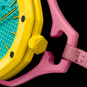 Swatch x Audemars Piguet Bioceramic Royal Pop Pocket Watch Savonnette Otg Roz