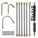 Telescopic High Pressure Washer Lance Set for Gutter and Exterior Cleaning