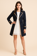 Trenchcoat voor Dames met Knopen | Lange Mouwen