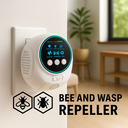 Ultrasonic Bee and Wasp Repeller for Indoor and Outdoor Use