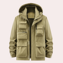Utility Cargo Jacket voor heren | Ontwerp met capuchon