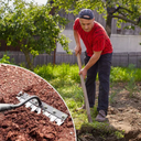 Adjustable Leaf Rake for Garden and Yard Maintenance