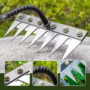 Adjustable Leaf Rake for Garden and Yard Maintenance