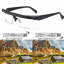 Adjustable Reading Glasses with Adjustable Focus for Near and Distant Vision