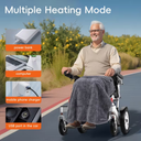 Verwarmde Rolstoel Deken voor Ouderen | 3 Warmte Instellingen