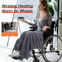 Verwarmde Rolstoel Deken voor Ouderen | 3 Warmte Instellingen