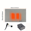 Verwarmde Rolstoel Deken voor Ouderen | 3 Warmte Instellingen