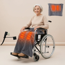 Verwarmde Rolstoel Deken voor Ouderen | 3 Warmte Instellingen