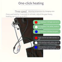 Heated electrically heated underwear with USB power supply