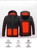 Verwarmde jas voor heren - Thermivor - Verwarming met meerdere zones - Ritssluiting