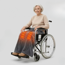 Heated Wheelchair Blanket for Elderly | 3 Heat Settings