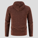 Vest met capuchon en ritssluiting voor heren | Lange mouw
