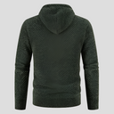 Vest met capuchon en ritssluiting voor heren | Lange mouw