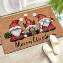 Christmas Decoration Floor Mat | Mat with Rubber Back