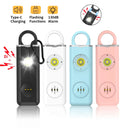 Vrouwen Veiligheids Alarm - Safora - Sleutelhanger Accessoire - Oplaadbare Sirene