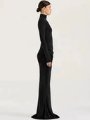Hollow Out Maxi Dress for Women | Długość kostki