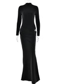 Hollow Out Maxi Dress for Women | Długość kostki