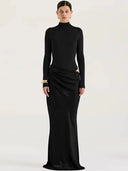 Hollow Out Maxi Jurk voor Dames | Enkellengte