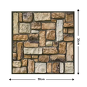 3D Muurstickers - ArtifyTile - Muurpanelen zelfklevend PVC - Wanddecoratie