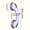 Suction Cup Bathroom Grab Bar, Easy Installation Portable Safety Grab Bar for Shower and Bath
