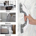 Suction Cup Bathroom Grab Bar, Easy Installation Portable Safety Grab Bar for Shower and Bath