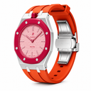 Stainless Steel Watch Conversion Kit with Silicone Watch Strap for Royal Pop
