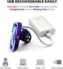 Fiets Achterlicht - LuminaSafe - USB-C Oplaadbaar - 110 Lumen