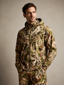 Heren 3-in-1 Jas met Fleece in Camouflageprint, driekwartaanzicht