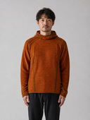 Heren Lichtgewicht Hooded Shirt met Lange Mouwen, vooraanzicht