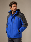 Heren Outdoor Winterjas met Fleece en Capuchon, driekwartaanzicht