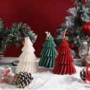 Christmas Decoration Christmas Candle | Set in Christmas tree shape