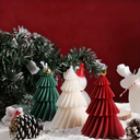 Christmas Decoration Christmas Candle | Set in Christmas tree shape